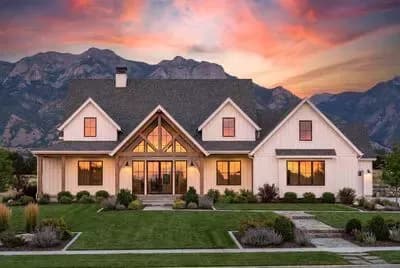 4-Bed Modern Farmhouse Plan with Unfinished Bonus Room - 3000 Sq Ft
