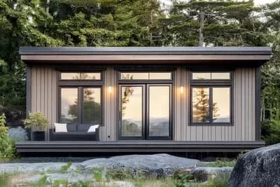 2-Bed Contemporary ADU House Plan with Open-Concept Living Space - 924 Sq Ft
