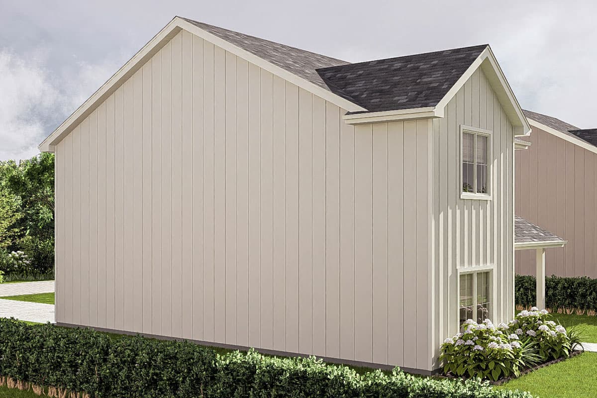 Plan 623438DJ: Two-Story Traditional House Plan Perfect For a Narrow Lot Under 2000 Sq Ft - Image #5 - Country, Traditional