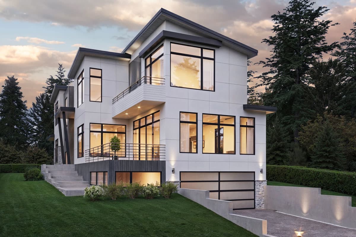 Plan 666285RAF: 5-Bed Modern Northwest House Plan with Elevator - 5420 Sq Ft - Image #4 - Contemporary, Modern, Northwest