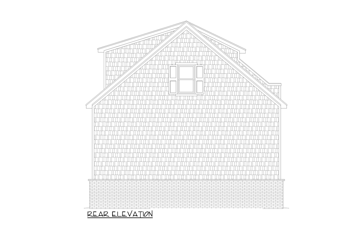 Plan 680444VR: 1-Bed Detached Carriage Garage Plan with Loft Apartment - 898 Sq Ft - Image #4 - Carriage, Shingle