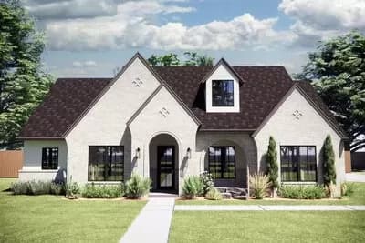 3-Bed European Cottage with Pocket Office or Study - 2297 Sq Ft