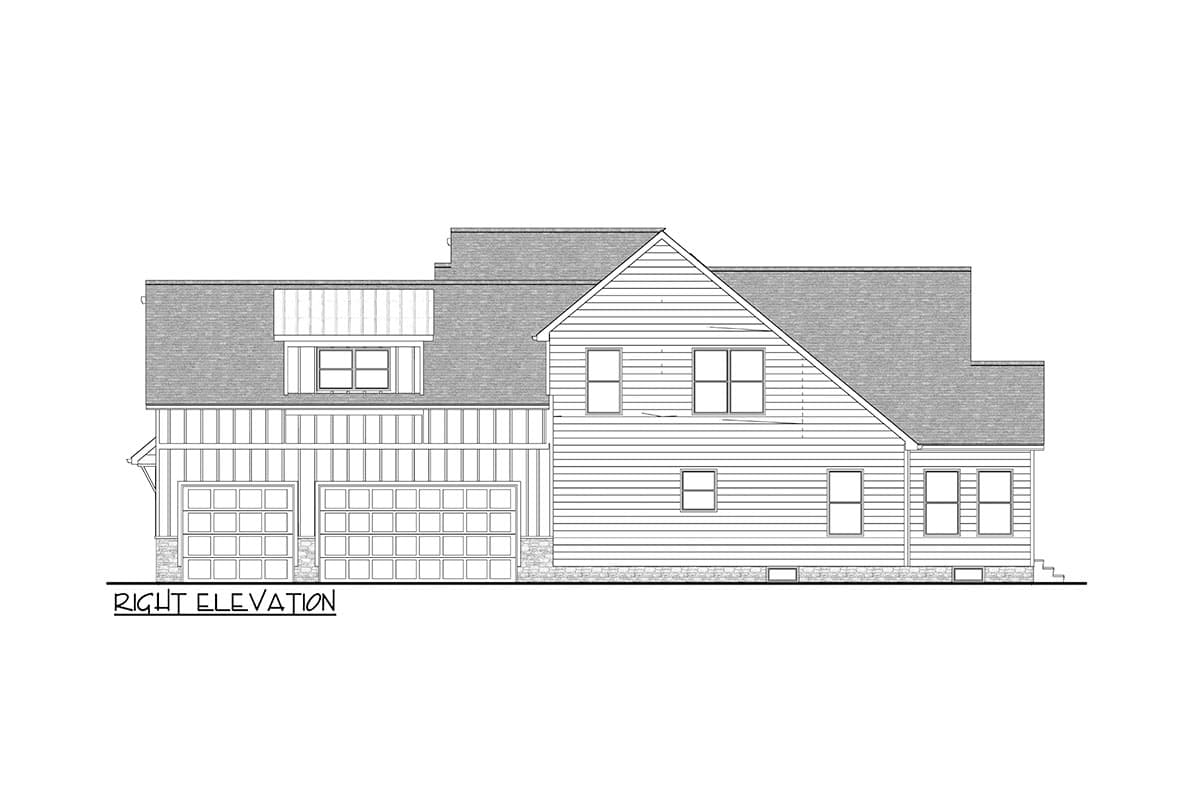 Plan 911047JVD: Two-Story New American House Plan with Optionally Finished Bonus Room - 2910 Sq Ft - Image #18 - Country, Craftsman, New American, Traditional