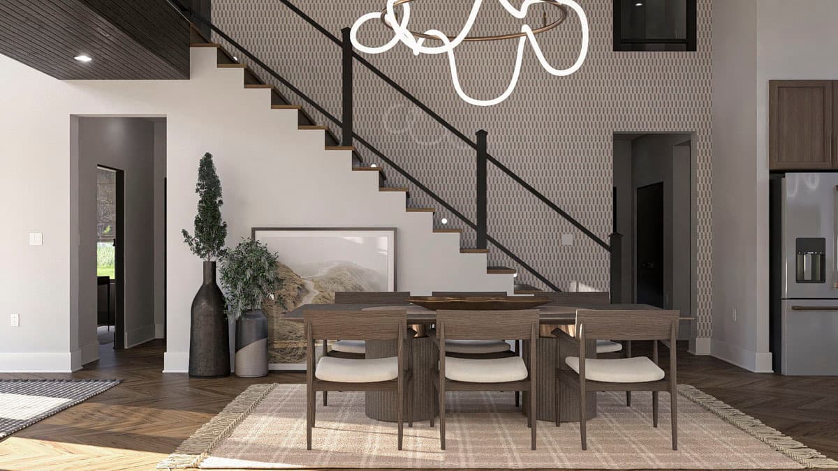 Plan 623440DJ: 6-Bed Barndominium House Plan with Two-Story Great Room - 3991 Sq Ft - Image #6 - Barndominium