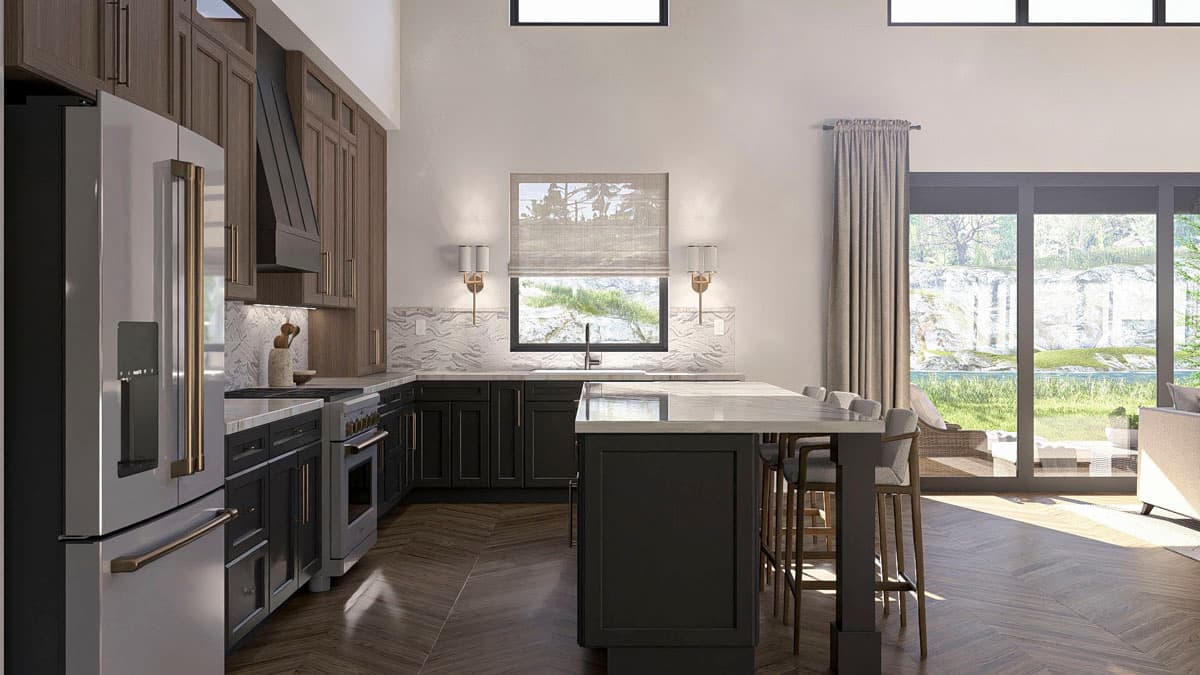 Plan 623440DJ: 6-Bed Barndominium House Plan with Two-Story Great Room - 3991 Sq Ft - Image #10 - Barndominium