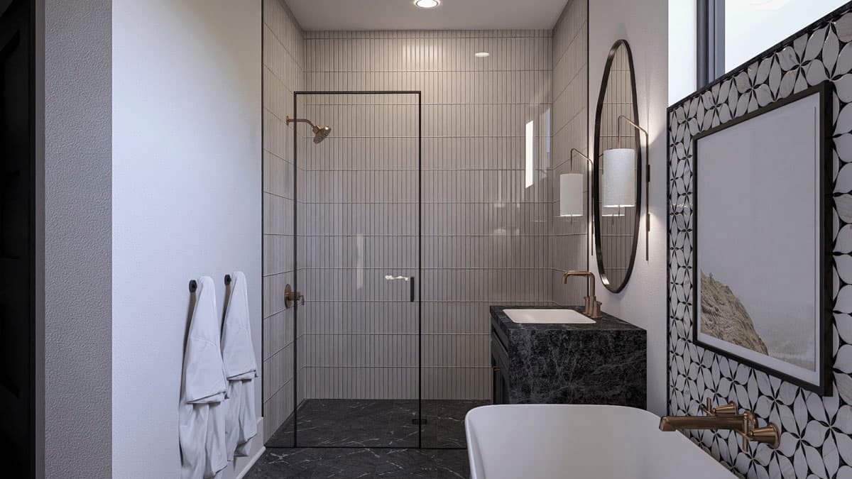 Plan 623440DJ: 6-Bed Barndominium House Plan with Two-Story Great Room - 3991 Sq Ft - Image #14 - Barndominium