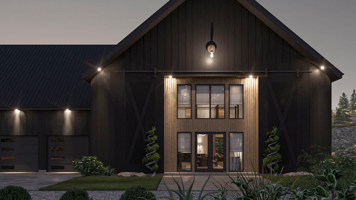 Plan 623440DJ: 6-Bed Barndominium House Plan with Two-Story Great Room - 3991 Sq Ft - Image #18 - Barndominium