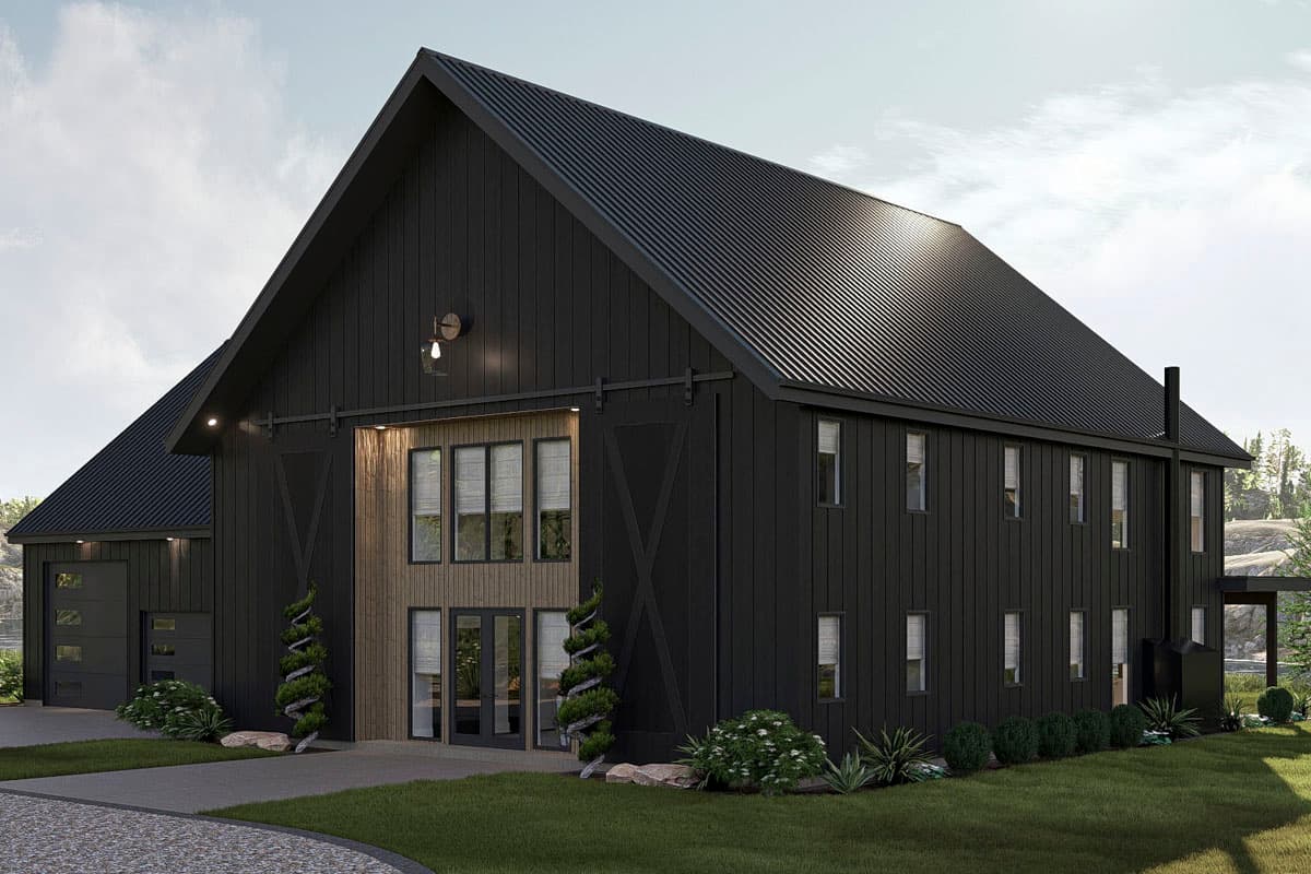 Plan 623440DJ: 6-Bed Barndominium House Plan with Two-Story Great Room - 3991 Sq Ft - Image #20 - Barndominium