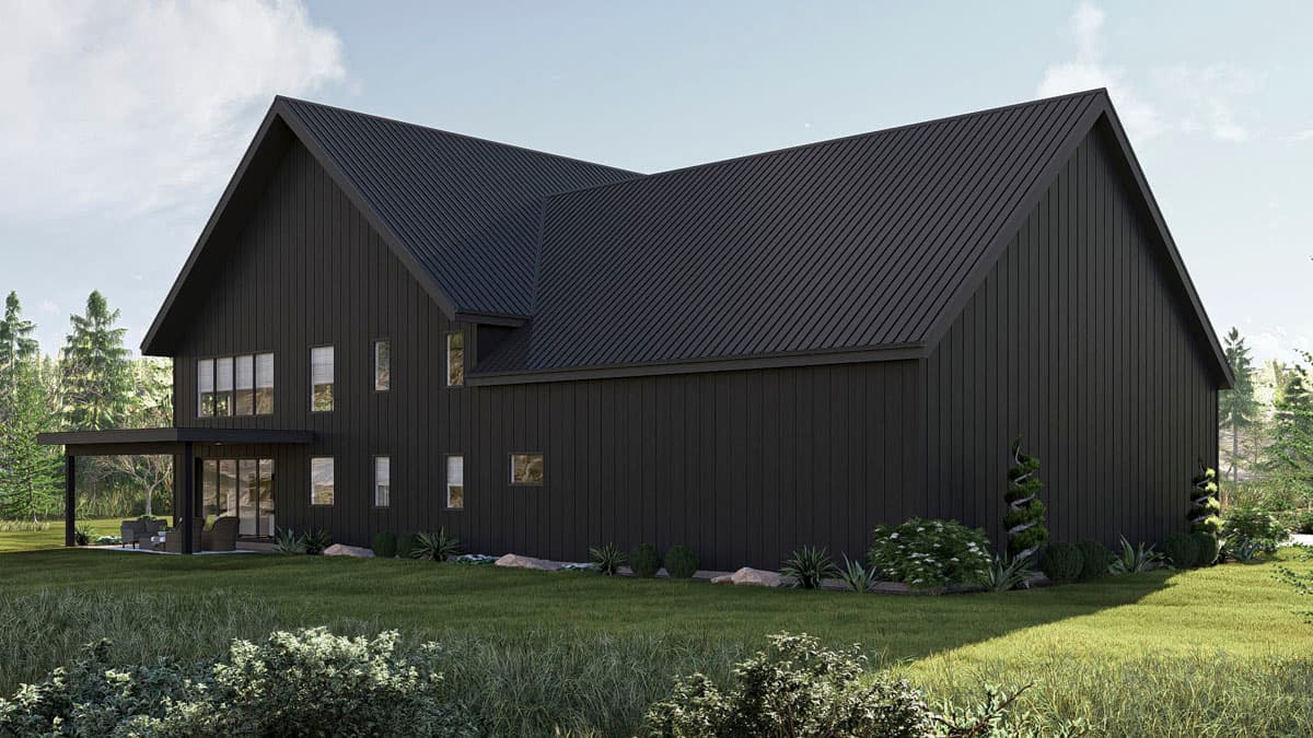 Plan 623440DJ: 6-Bed Barndominium House Plan with Two-Story Great Room - 3991 Sq Ft - Image #21 - Barndominium