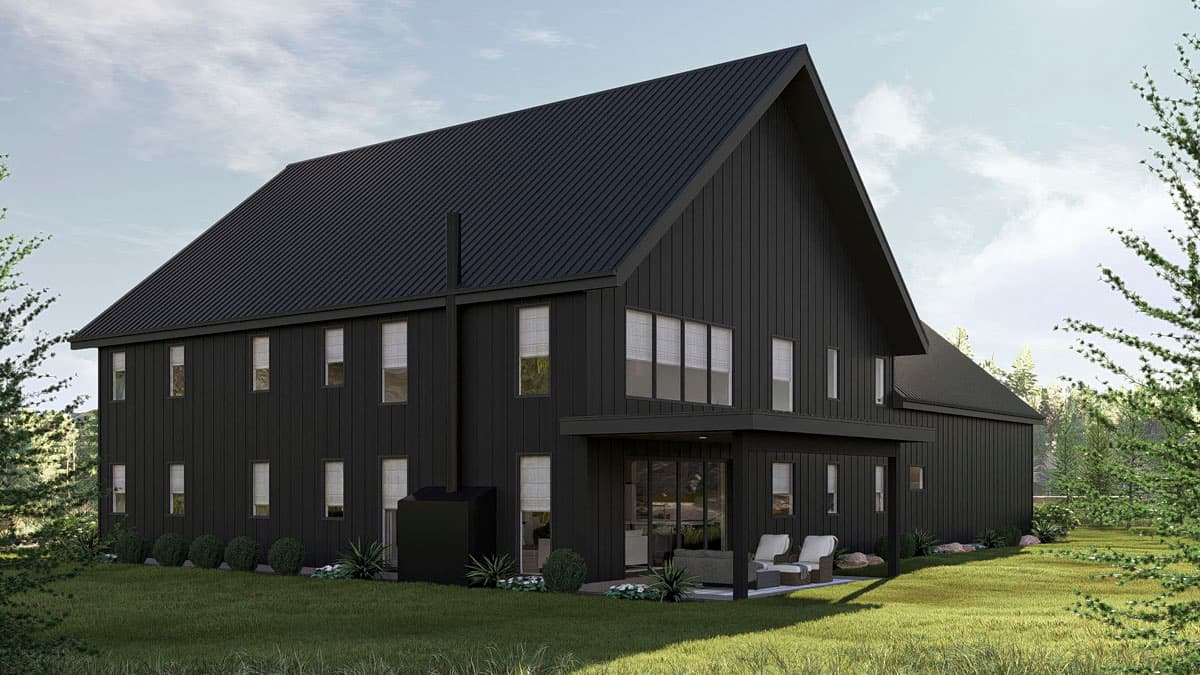 Plan 623440DJ: 6-Bed Barndominium House Plan with Two-Story Great Room - 3991 Sq Ft - Image #23 - Barndominium