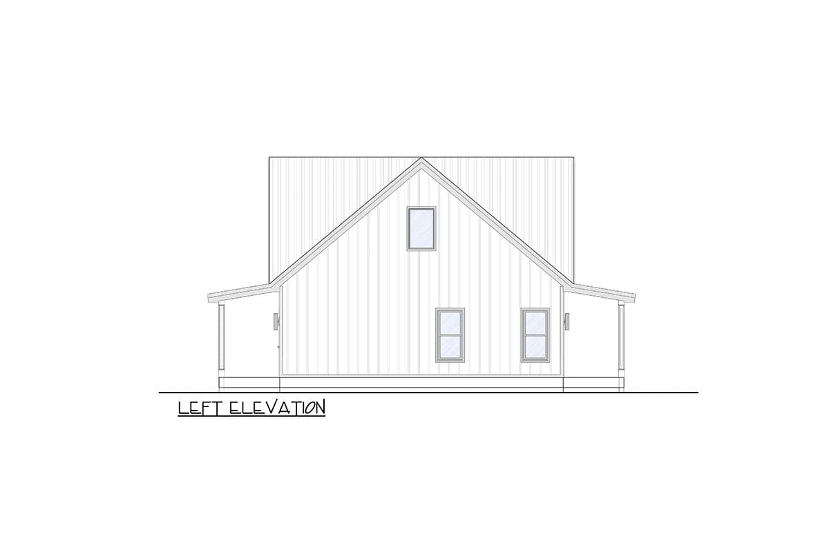 Plan 337005JUN: 3-Bed Country Farmhouse Plan with Loft and Optionally Finished Basement - 1723 Sq Ft - Image #4 - Country, Farmhouse, Modern Farmhouse, Ranch