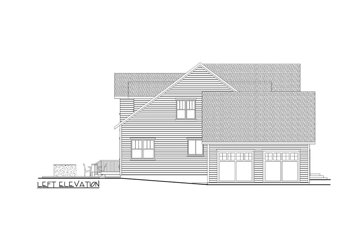 Plan 520019RKY: 3-Bed Modern Farmhouse Plan with Two Master Suites - 3406 Sq Ft - Image #4 - Country, Farmhouse, Modern Farmhouse, New American