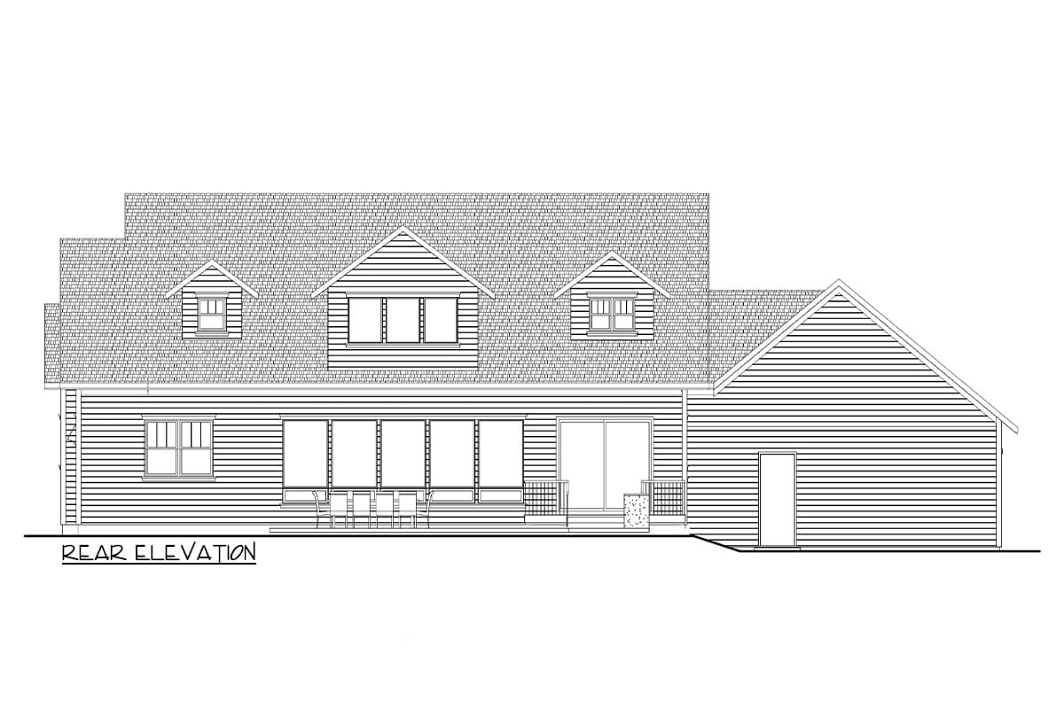 Plan 520019RKY: 3-Bed Modern Farmhouse Plan with Two Master Suites - 3406 Sq Ft - Image #5 - Country, Farmhouse, Modern Farmhouse, New American