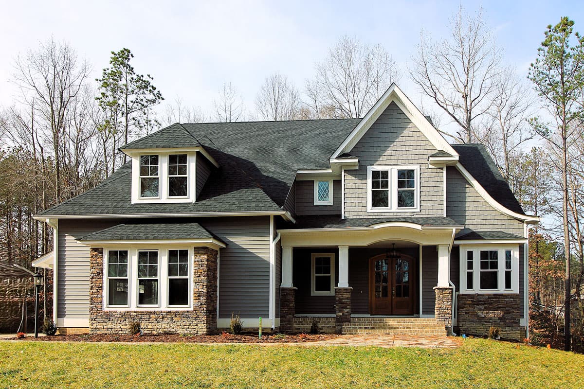 Plan 500087VV: 4-Bed Traditional Shingle House Plan with Library - 3314 Sq Ft - Image #11 - Shingle, Traditional