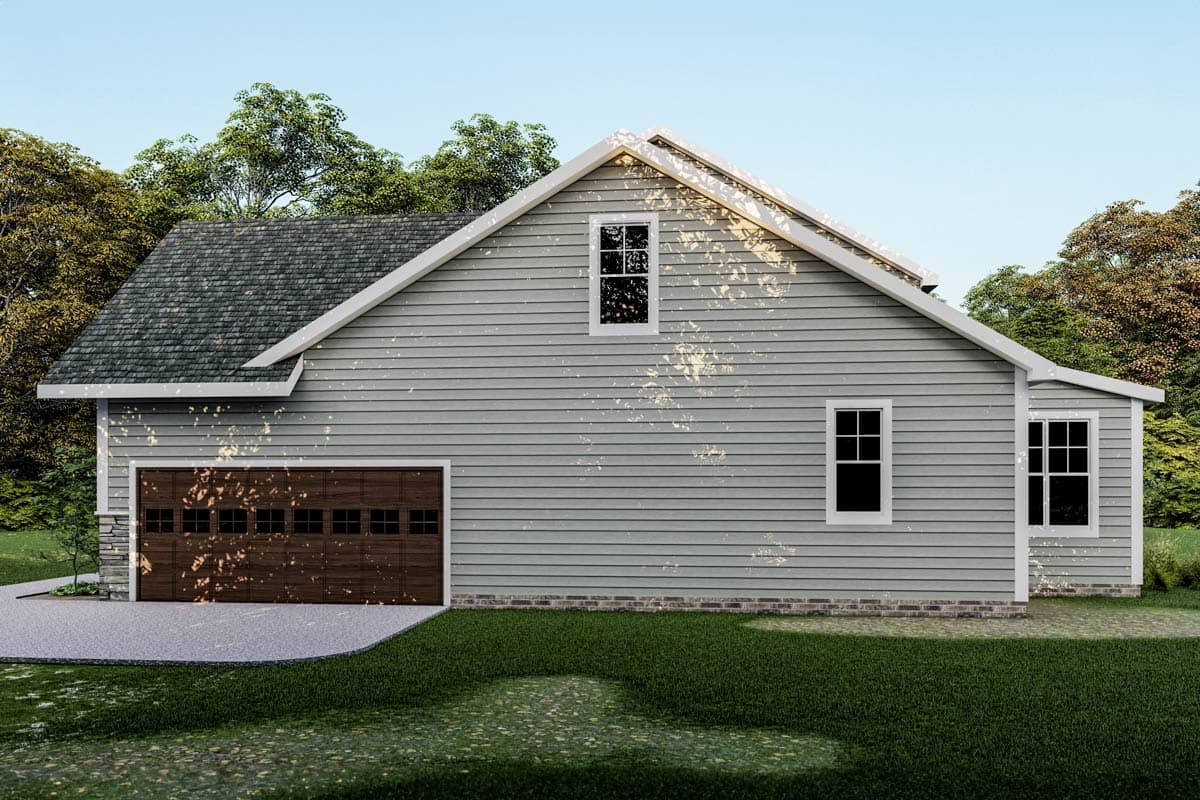 Plan 500088VV: Two-Story 4-Bedroom New American Craftsman House Plan with Loft Above - 2982 Sq Ft - Image #5 - Country, Craftsman, New American, Traditional