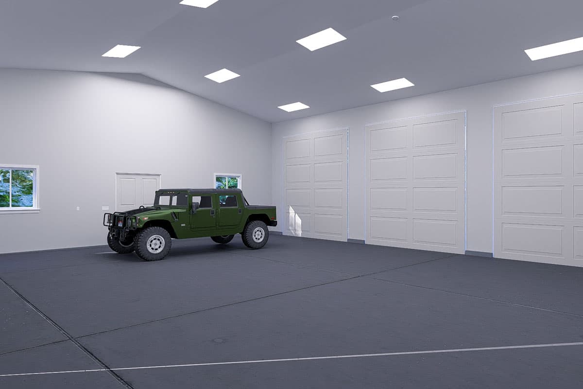 Plan 61541UT: RV-Friendly Traditional 3-Car Oversized Garage with Office Space - 1900 Sq Ft - Image #12 - Traditional