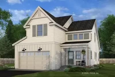 Two-Story Farmhouse Plan with Second Floor Master - 1876 Sq Ft