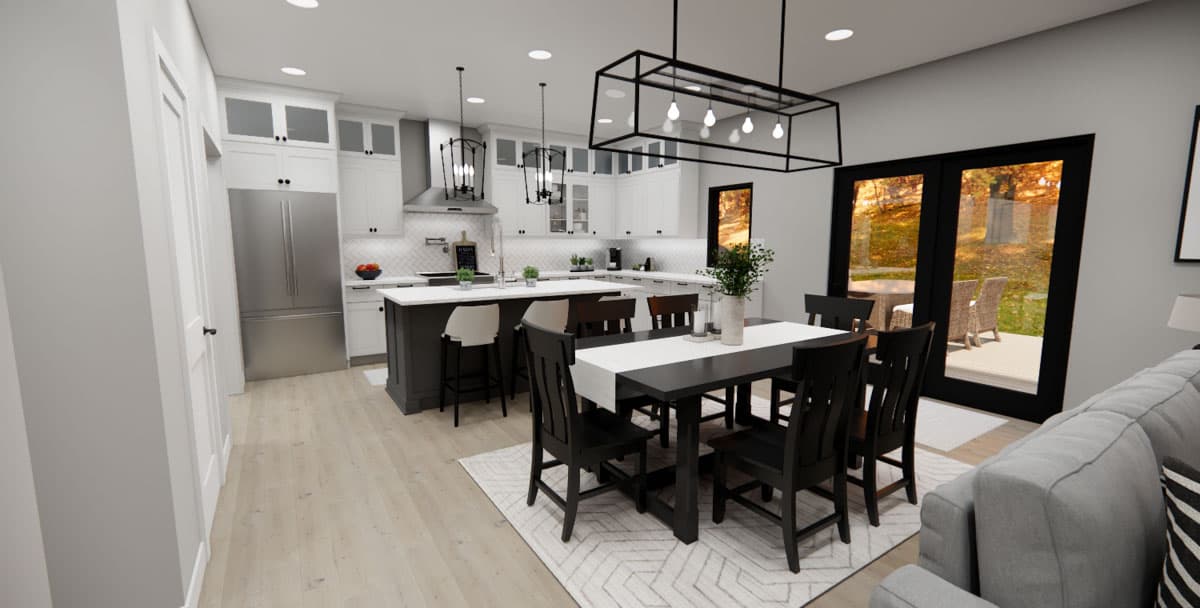 Plan 14852RK: Two-Story Modern House Plan with Home Office - 1876 Sq Ft - Image #13 - Contemporary, Modern