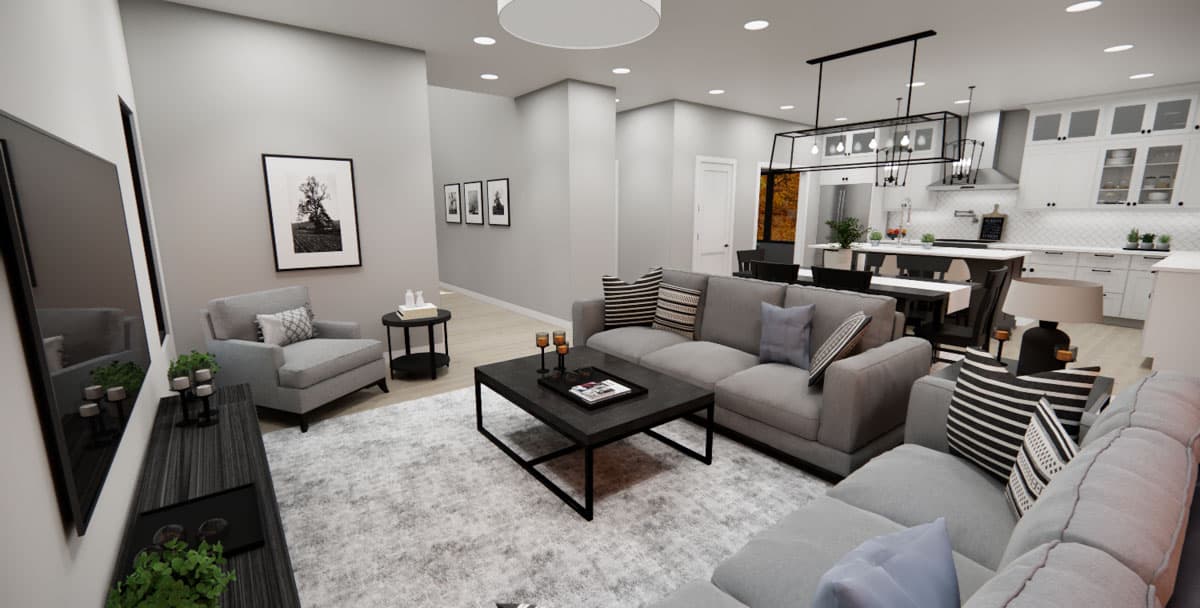 Plan 14852RK: Two-Story Modern House Plan with Home Office - 1876 Sq Ft - Image #11 - Contemporary, Modern