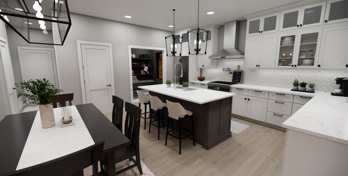 Plan 14852RK: Two-Story Modern House Plan with Home Office - 1876 Sq Ft - Image #14 - Contemporary, Modern