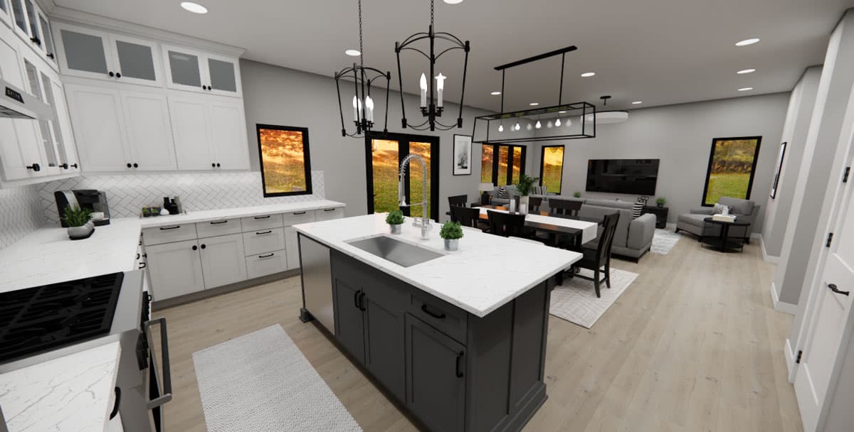 Plan 14852RK: Two-Story Modern House Plan with Home Office - 1876 Sq Ft - Image #15 - Contemporary, Modern