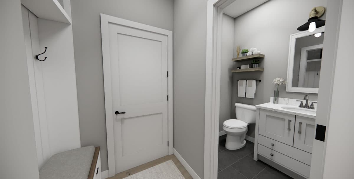 Plan 14852RK: Two-Story Modern House Plan with Home Office - 1876 Sq Ft - Image #19 - Contemporary, Modern