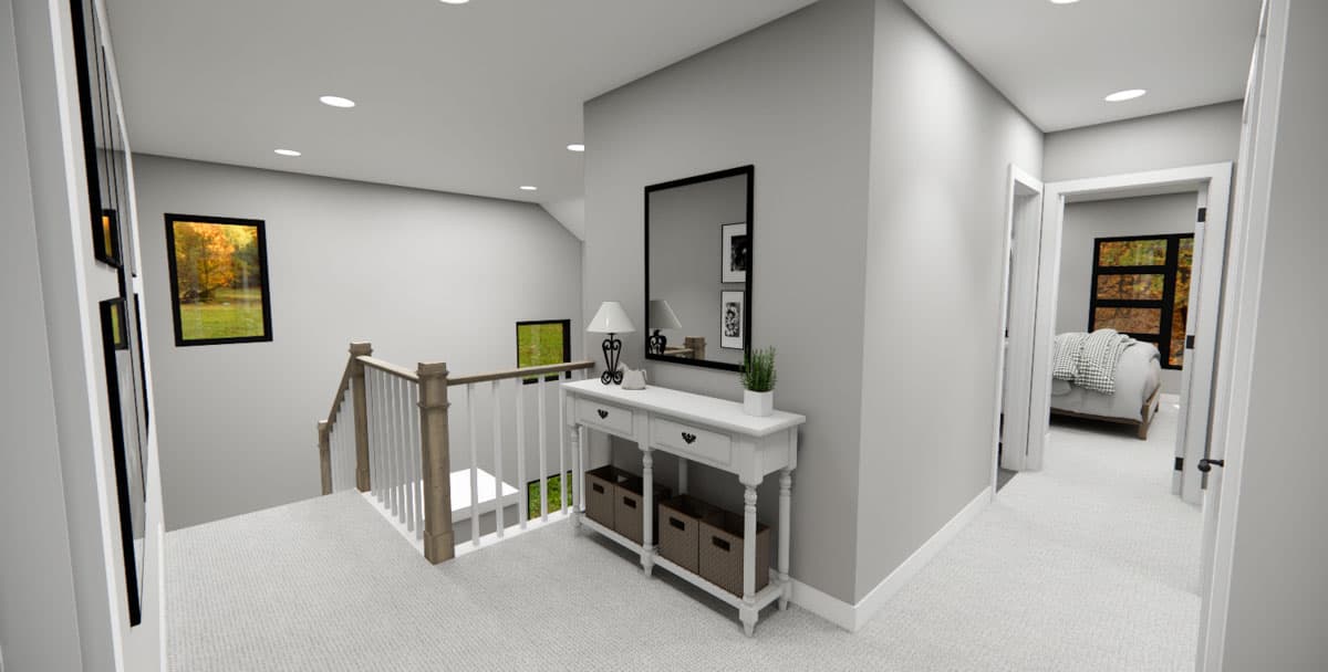 Plan 14852RK: Two-Story Modern House Plan with Home Office - 1876 Sq Ft - Image #24 - Contemporary, Modern