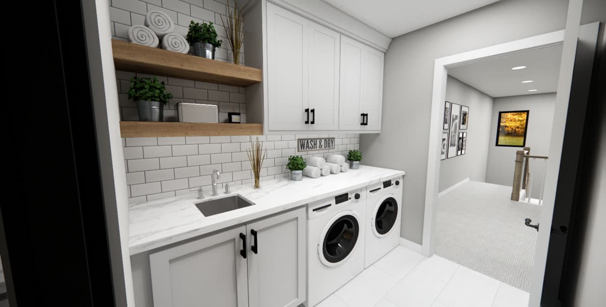 Plan 14852RK: Two-Story Modern House Plan with Home Office - 1876 Sq Ft - Image #28 - Contemporary, Modern