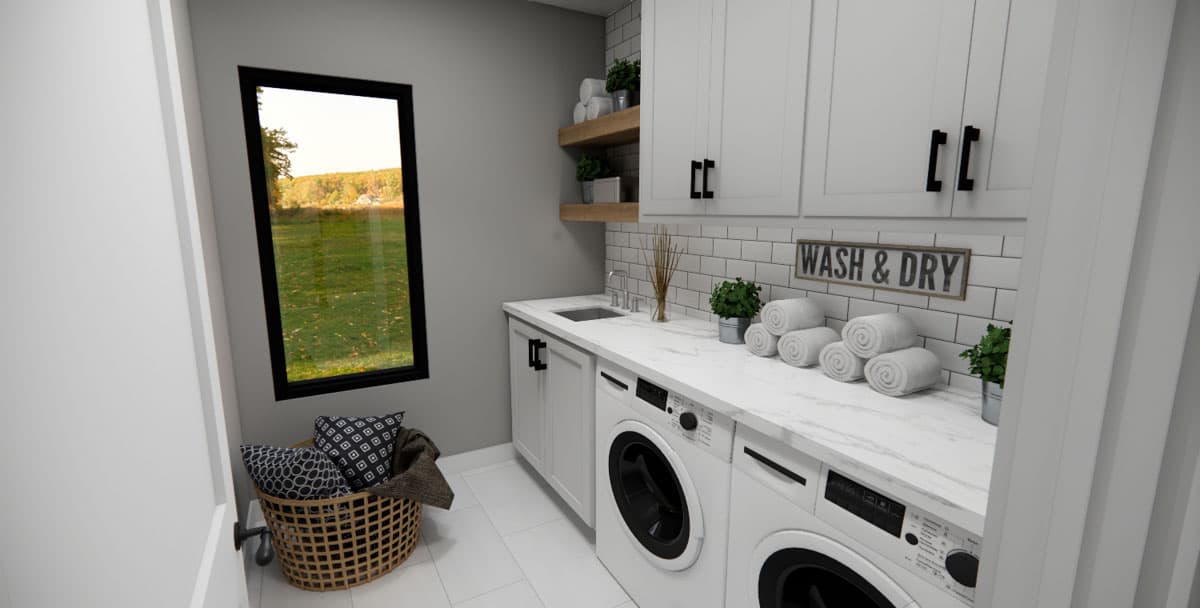 Plan 14852RK: Two-Story Modern House Plan with Home Office - 1876 Sq Ft - Image #27 - Contemporary, Modern