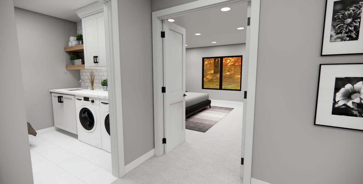 Plan 14852RK: Two-Story Modern House Plan with Home Office - 1876 Sq Ft - Image #26 - Contemporary, Modern