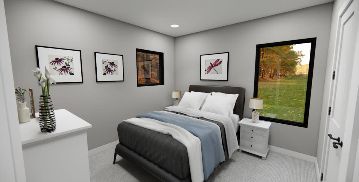 Plan 14852RK: Two-Story Modern House Plan with Home Office - 1876 Sq Ft - Image #35 - Contemporary, Modern