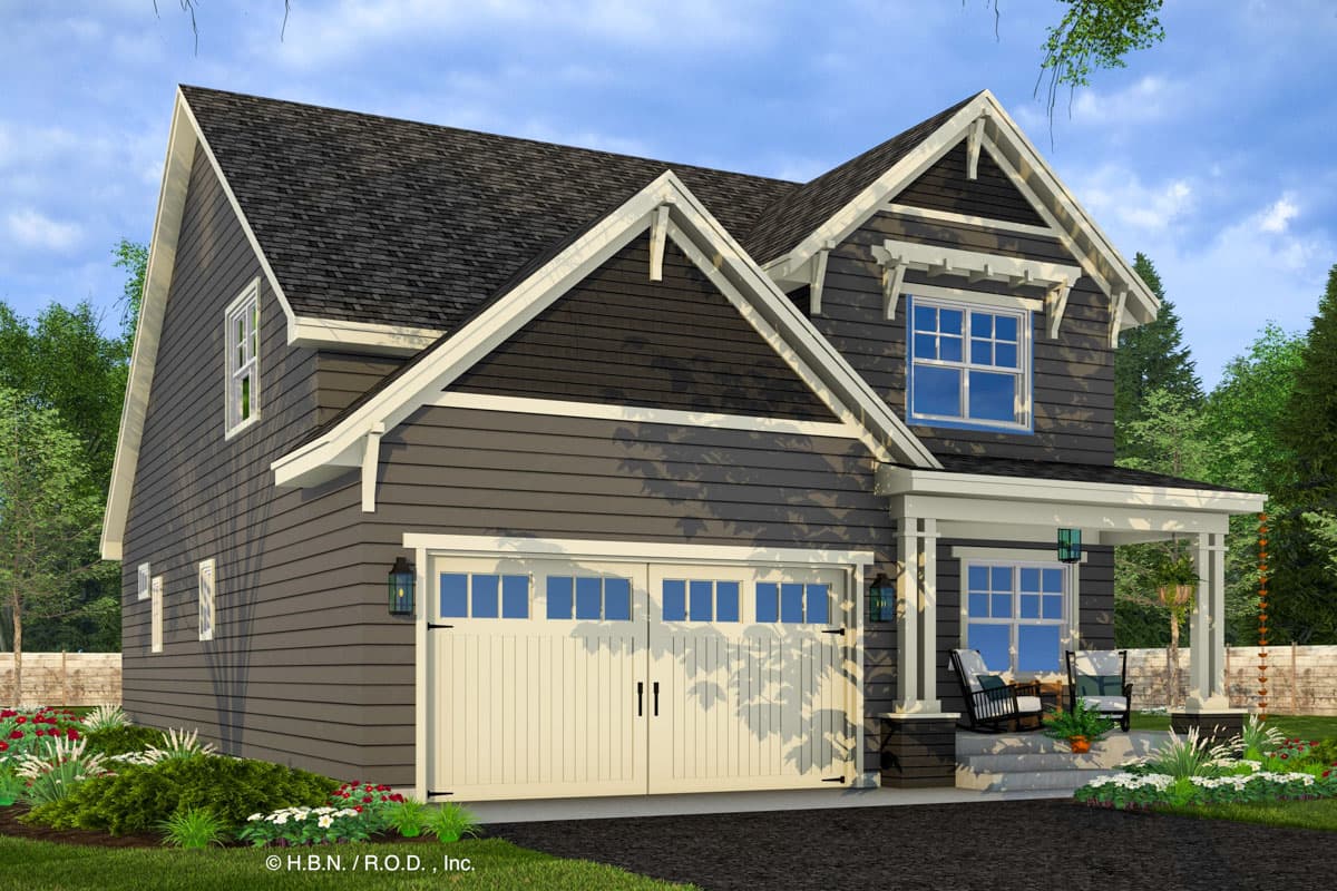 Plan 14855RK: 3-Bedroom Traditional House Plan with Home Office - 2164 Sq Ft - Image #8 - Country, Craftsman, Traditional