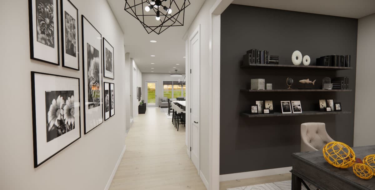 Plan 14855RK: 3-Bedroom Traditional House Plan with Home Office - 2164 Sq Ft - Image #9 - Country, Craftsman, Traditional