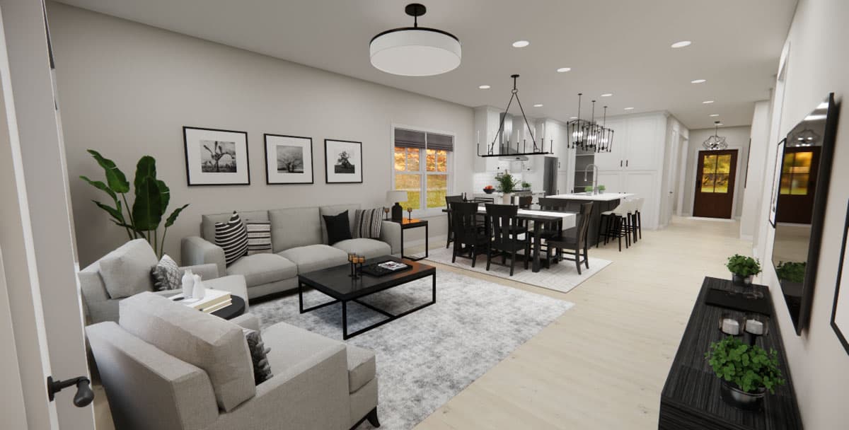 Plan 14855RK: 3-Bedroom Traditional House Plan with Home Office - 2164 Sq Ft - Image #16 - Country, Craftsman, Traditional