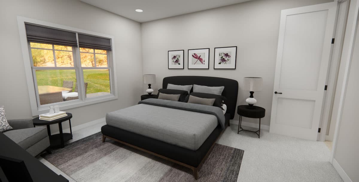 Plan 14855RK: 3-Bedroom Traditional House Plan with Home Office - 2164 Sq Ft - Image #20 - Country, Craftsman, Traditional