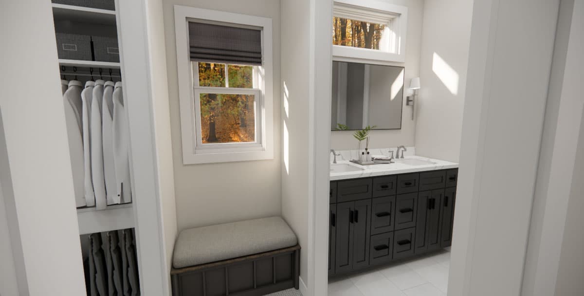 Plan 14855RK: 3-Bedroom Traditional House Plan with Home Office - 2164 Sq Ft - Image #21 - Country, Craftsman, Traditional