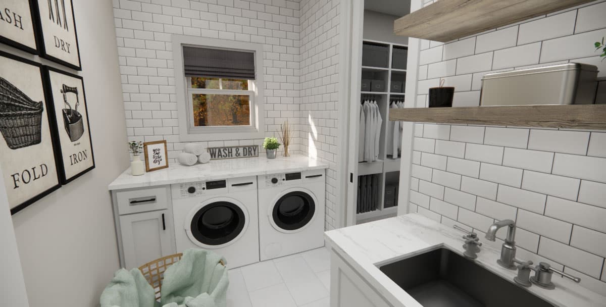 Plan 14855RK: 3-Bedroom Traditional House Plan with Home Office - 2164 Sq Ft - Image #26 - Country, Craftsman, Traditional