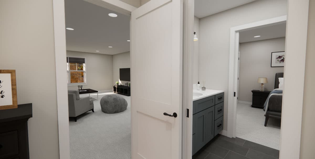 Plan 14855RK: 3-Bedroom Traditional House Plan with Home Office - 2164 Sq Ft - Image #38 - Country, Craftsman, Traditional