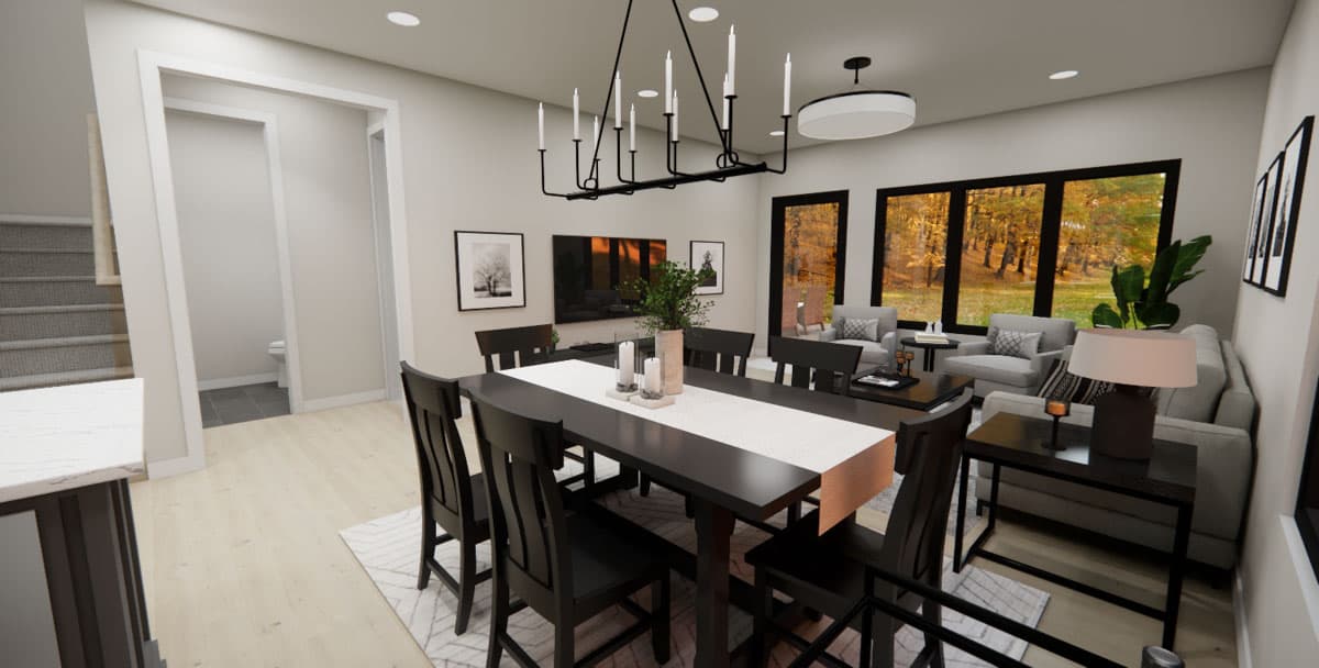 Plan 14856RK: 3-Bed Contemporary House Plan with 2-Car Attached Garage - 2164 Sq Ft - Image #16 - Contemporary, Modern
