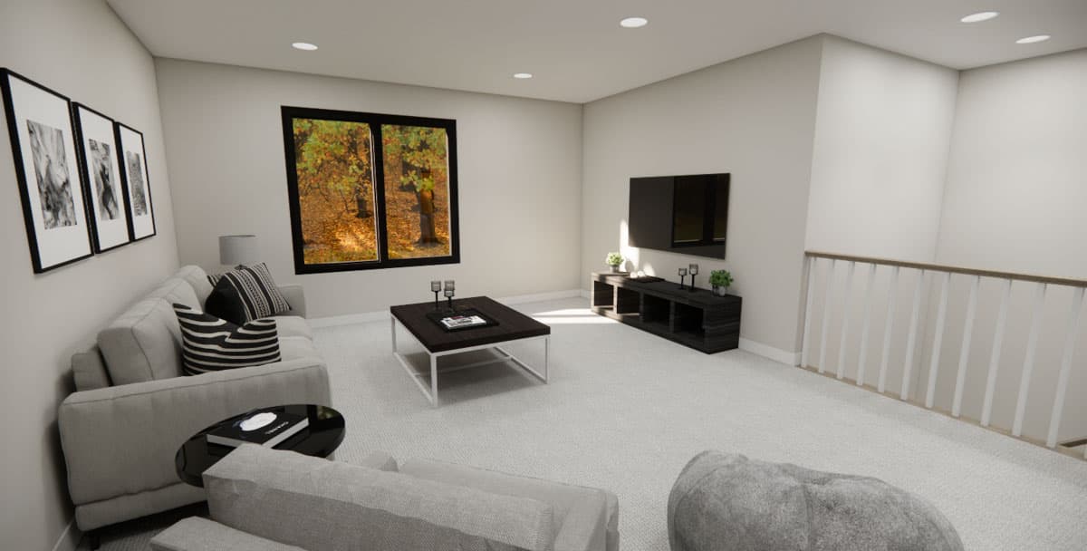 Plan 14856RK: 3-Bed Contemporary House Plan with 2-Car Attached Garage - 2164 Sq Ft - Image #29 - Contemporary, Modern
