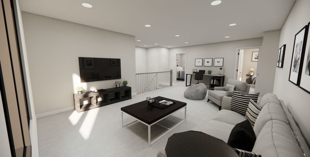 Plan 14856RK: 3-Bed Contemporary House Plan with 2-Car Attached Garage - 2164 Sq Ft - Image #32 - Contemporary, Modern