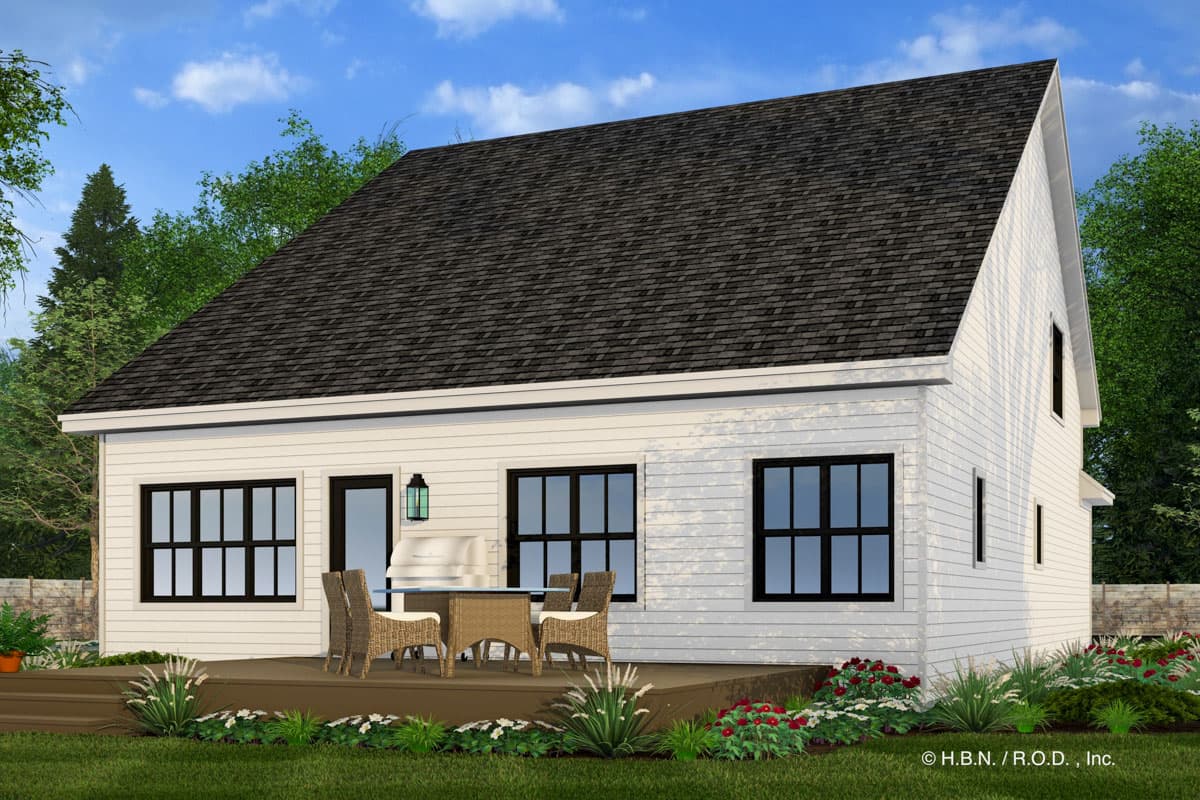 Plan 14857RK: 4-Bedroom Country Farmhouse Plan with Formal Dining Room - 2164 Sq Ft - Image #5 - Country, Farmhouse, New American