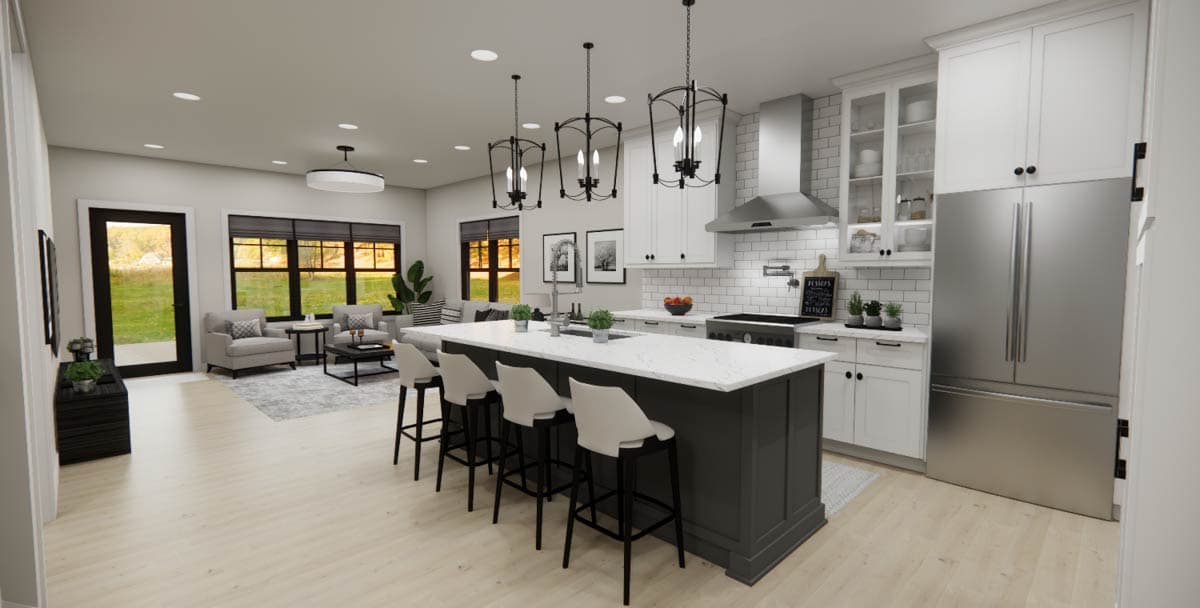 Plan 14857RK: 4-Bedroom Country Farmhouse Plan with Formal Dining Room - 2164 Sq Ft - Image #14 - Country, Farmhouse, New American