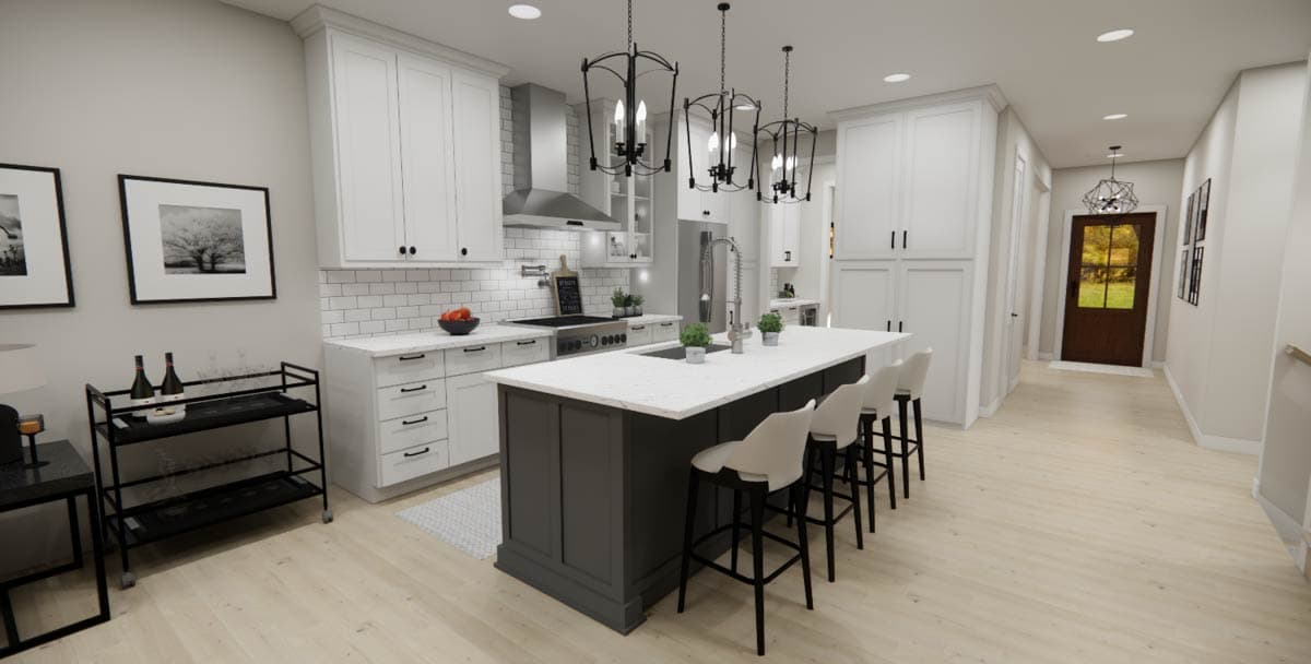 Plan 14857RK: 4-Bedroom Country Farmhouse Plan with Formal Dining Room - 2164 Sq Ft - Image #15 - Country, Farmhouse, New American