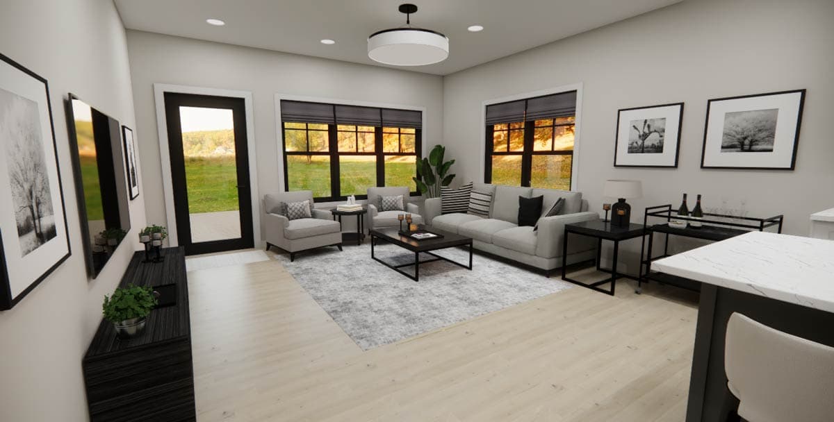 Plan 14857RK: 4-Bedroom Country Farmhouse Plan with Formal Dining Room - 2164 Sq Ft - Image #16 - Country, Farmhouse, New American