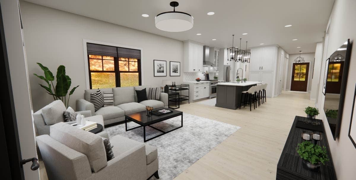 Plan 14857RK: 4-Bedroom Country Farmhouse Plan with Formal Dining Room - 2164 Sq Ft - Image #18 - Country, Farmhouse, New American