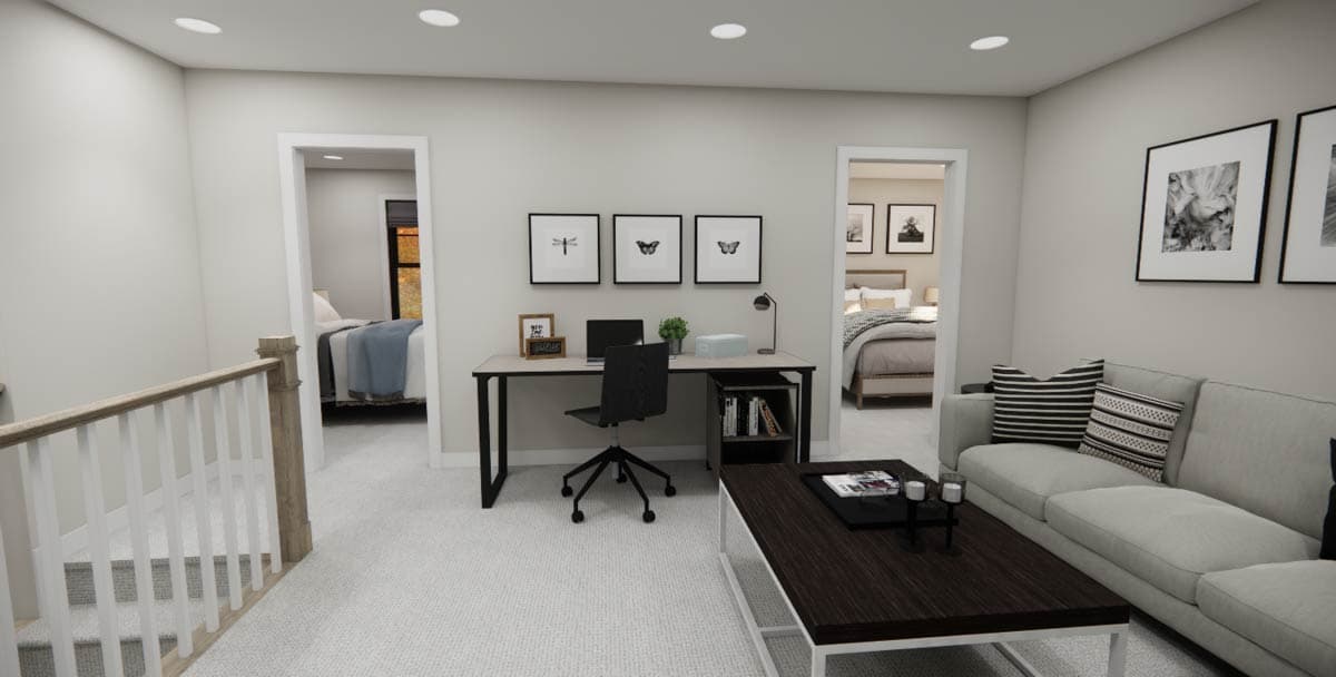 Plan 14857RK: 4-Bedroom Country Farmhouse Plan with Formal Dining Room - 2164 Sq Ft - Image #36 - Country, Farmhouse, New American