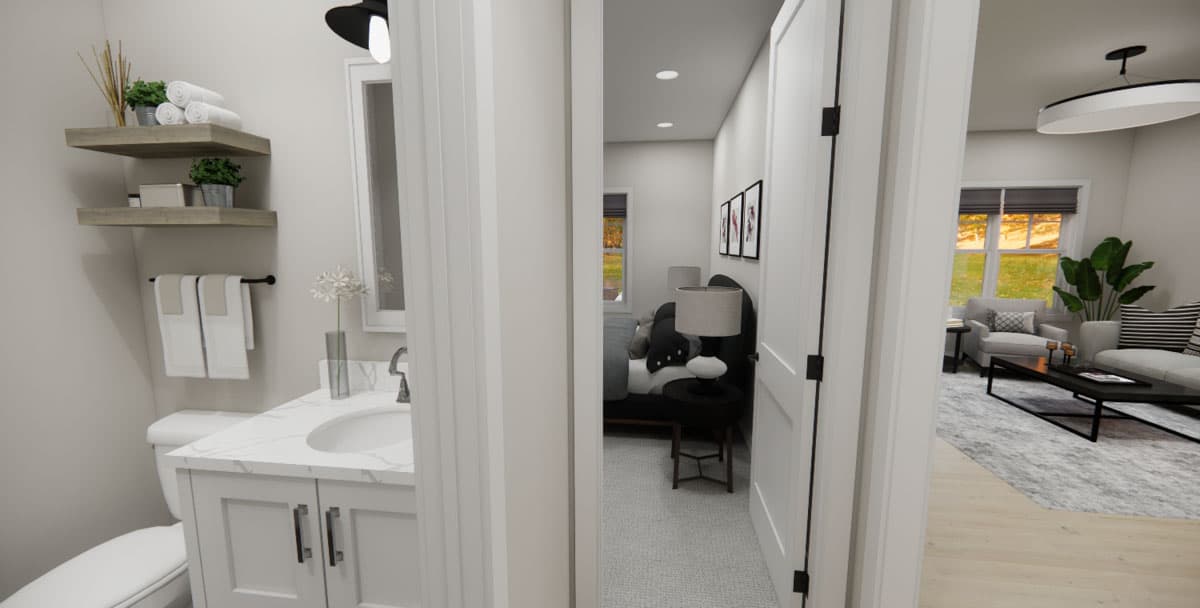 Plan 14858RK: 4-Bedroom Traditional House Plan with Loft - 2185 Sq Ft - Image #18 - Traditional