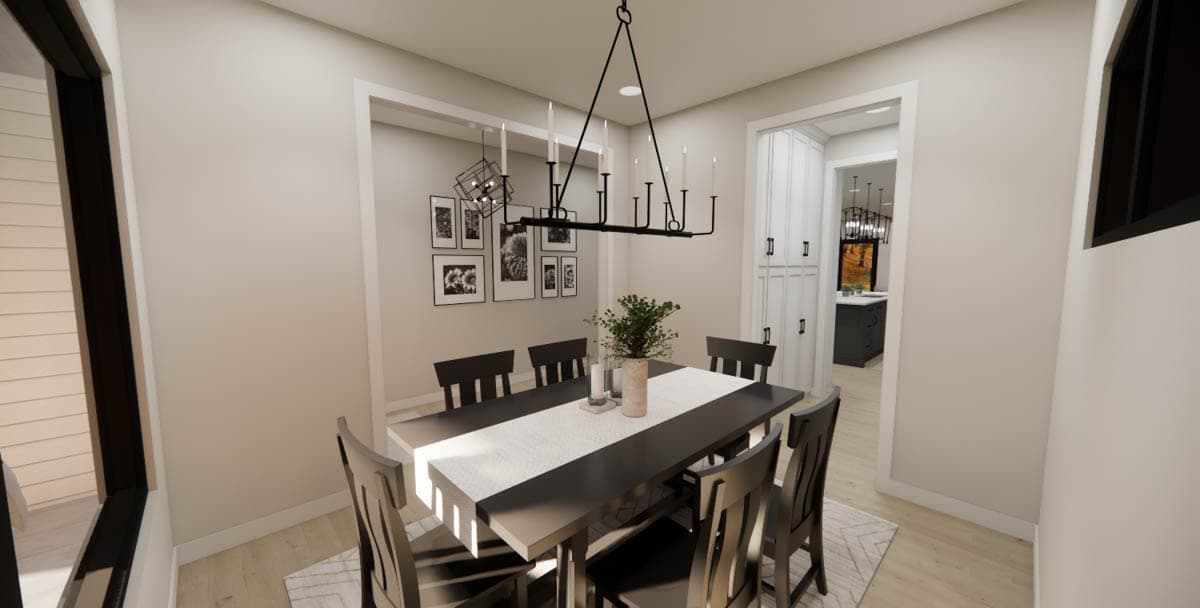 Plan 14859RK: 4-Bed Modern House Plan with Formal Dining Area - 2185 Sq Ft - Image #10 - Contemporary, Modern