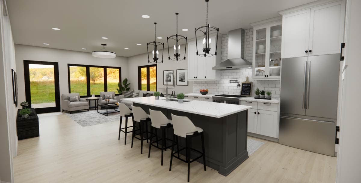Plan 14859RK: 4-Bed Modern House Plan with Formal Dining Area - 2185 Sq Ft - Image #14 - Contemporary, Modern